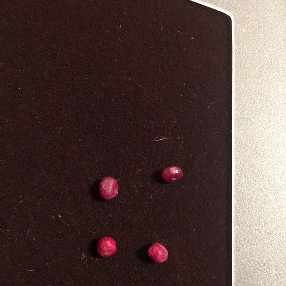 13” strand of Faceted RUBY gemstone Beads 2.0-3 mm for Jewelry making - Picture 5 of 8